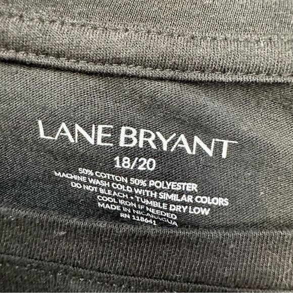 Lane Bryant 18/20 Inclusion LGTBQ plus size Black SOFT shirt 238 - Picture 4 of 6